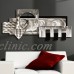 Large Silver/Black 3D Wall Clock - Modern Abstract Metal Wall Art by Jon Allen   352425380479